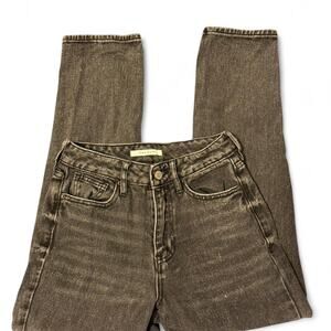 Pacsun black denim mom jean size 23